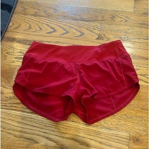 Lululemon Womens Speed Up Shorts